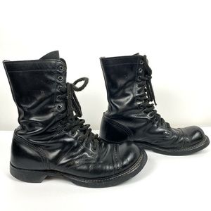 HH Brand Black Military Parajumper Combat Boots